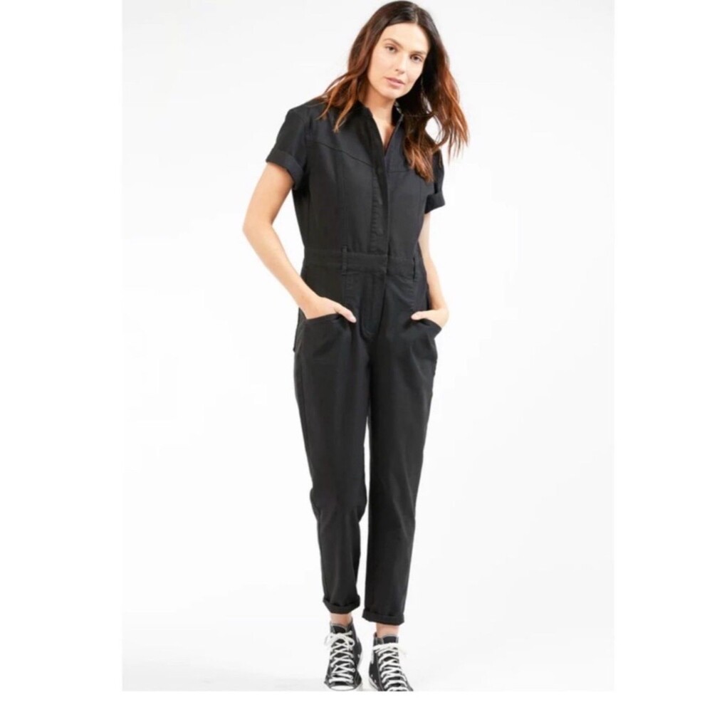 Outerknown Jenson Jumpsuit, Black, Size Small, NWOT